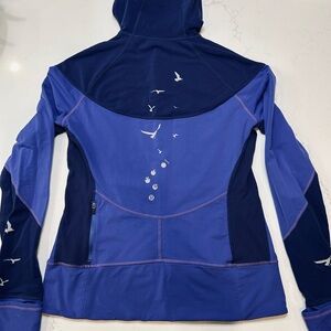 lululemon athletica women’s rare spirt run birds in flight pullover half zip